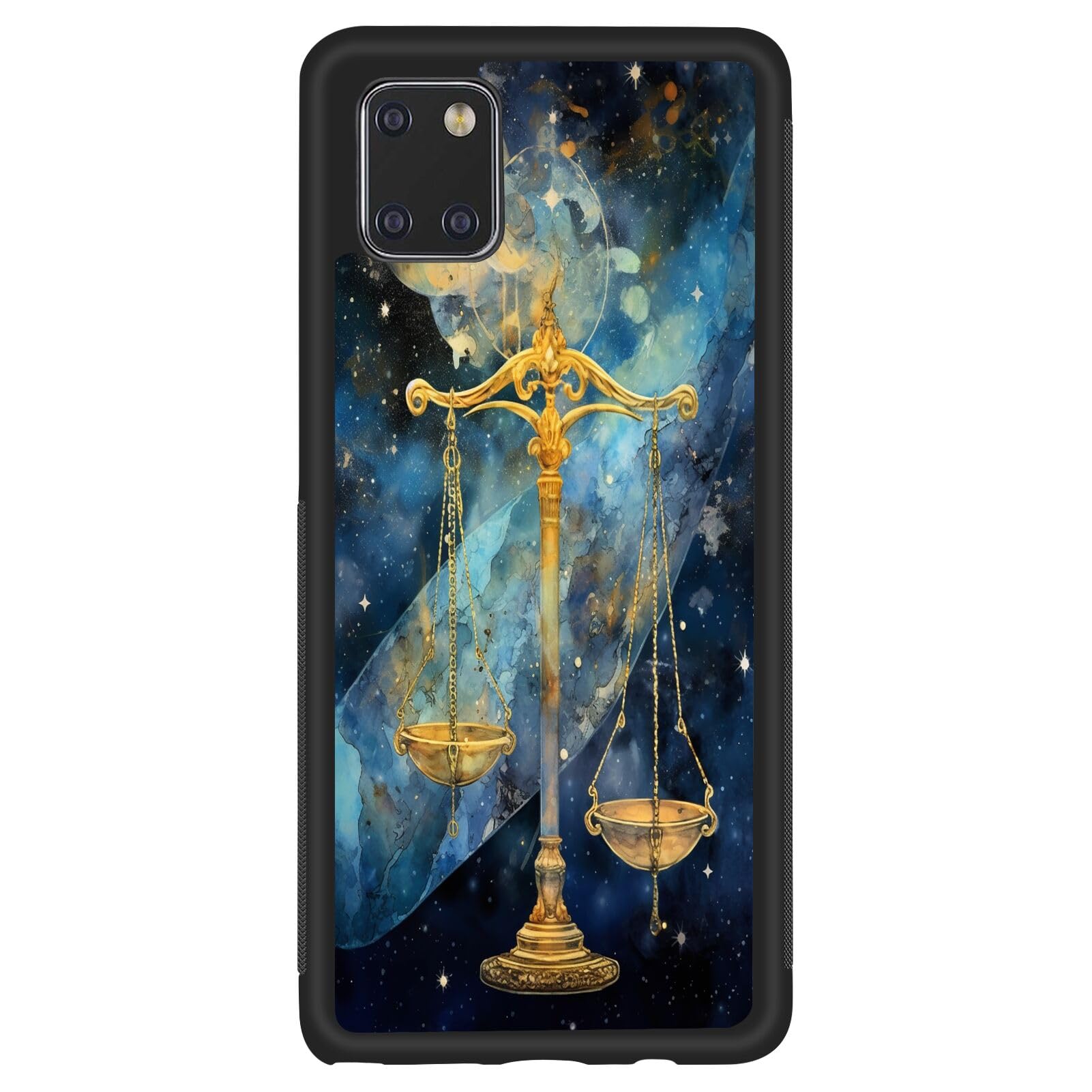 KOLHUBI Cellphone Case for Samsung Galaxy A81 Libar Designer Art09 TPU Material Safe and Waterproof Wireless Charging for Samsung Galaxy A81