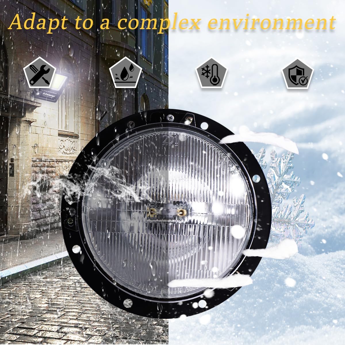 Headlights for Kenworth T2000 1997-2011 Headlight Assembly Replacement Kenworth T2000 Front Headlamp Driver & Passenger Side