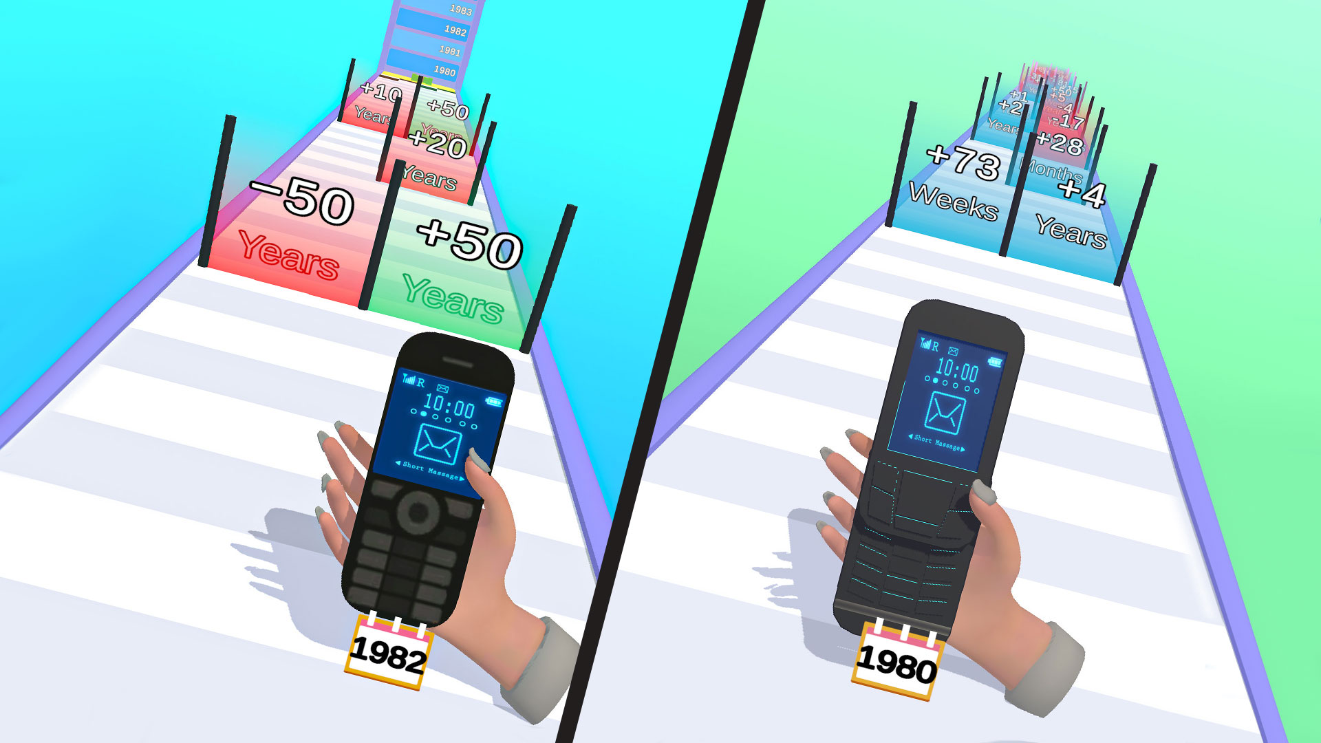 Phone Evolution Rush 3D Runner: Bridge Race Mobile History Running ...
