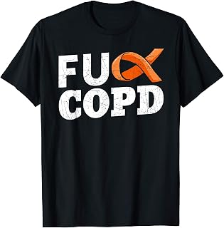 COPD Pulmonary Lung Disease Warrior Emphysema Bronchitis T-Shirt