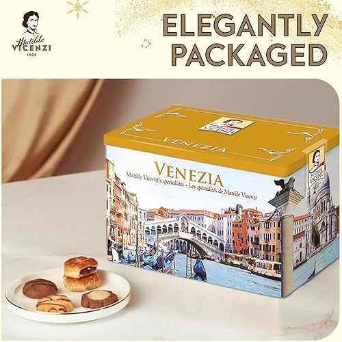 Miniatura 61 de Matilde Vicenzi Verona - Surtido de pasteles y galletas italianas, regalos gourmet para Acción de Gracias y Navidad, galletas surtidas en lata