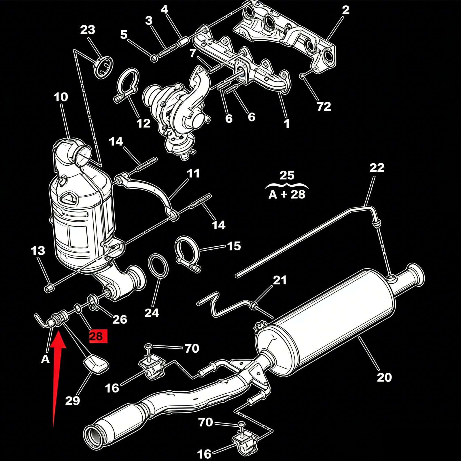 AdBlue Injecteur de Carburant 9802763880 pour Citroën Peugeot 1.6 BlueHDi | Berlingo C4 DS3 DS4 DS5 Jumpy Dispatch Partner Traveller 208 2008 308 3008 5008 Remplacement buse Injecteur AdBlue