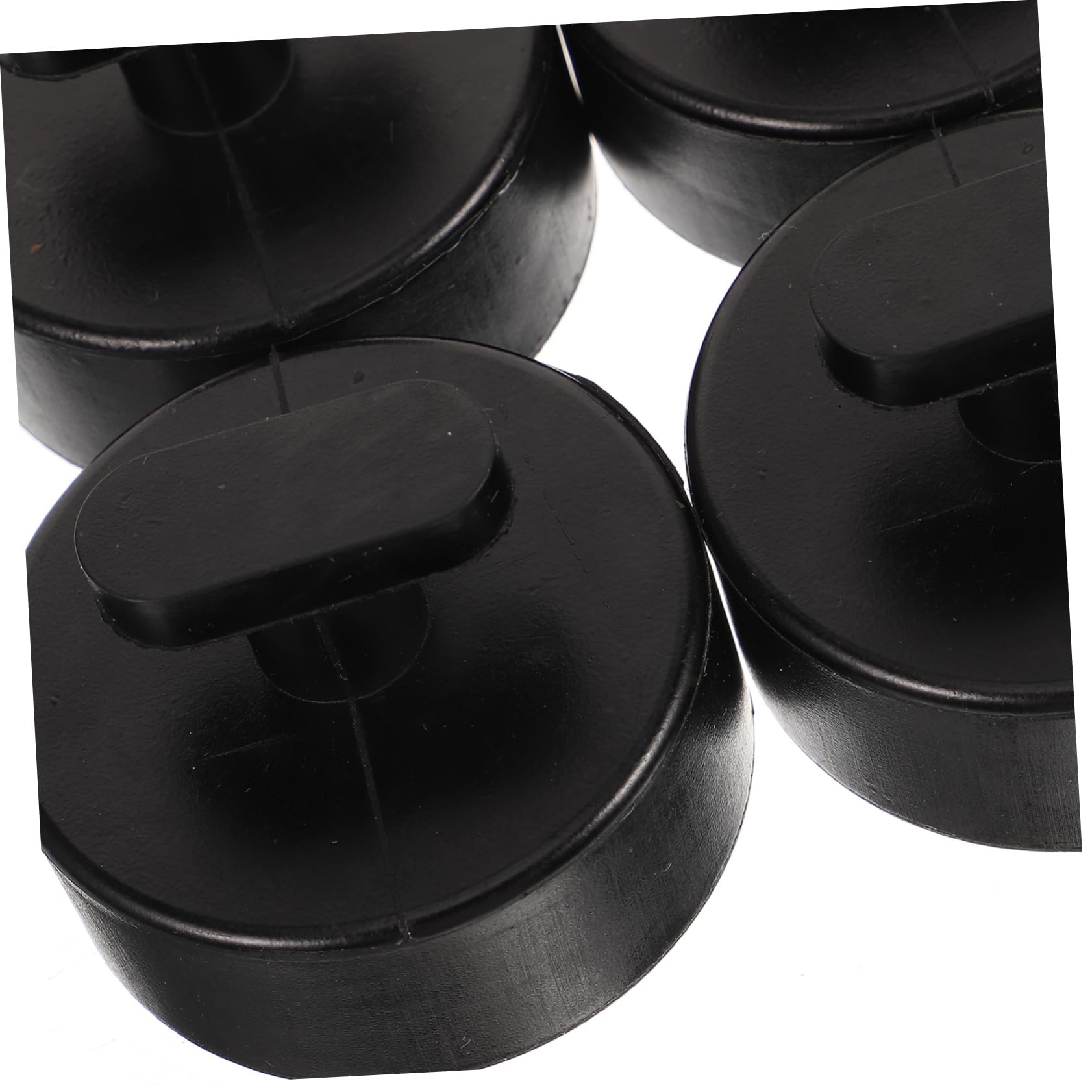 VILLCASE 4 Set Blocco Di Gomma Martinetto Di Sollevamento Martinetto Da Pavimento Per Supporto Pad Di Jack Addensati Cuscinetto in Gomma Del Cric A Carrello Da Cancellare 4 Pezzi*4