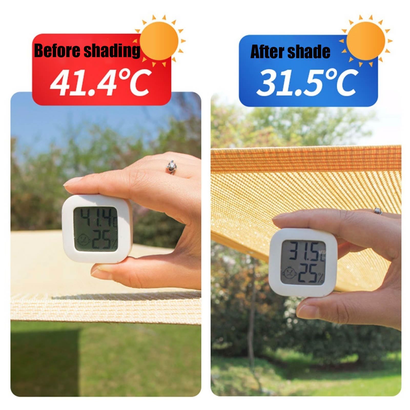 KAnduo Tende A Vela Ombreggiante Impermeabile 3x4 4x5 6x8 8x8 8x10m, Protezione Raggi UV 90%, Telo Ombra Tende da Sole for Esterno Giardino Terrazzo(4x8m)