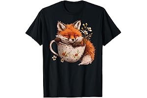 Cottagecore Fox Tea Gathering T-Shirt