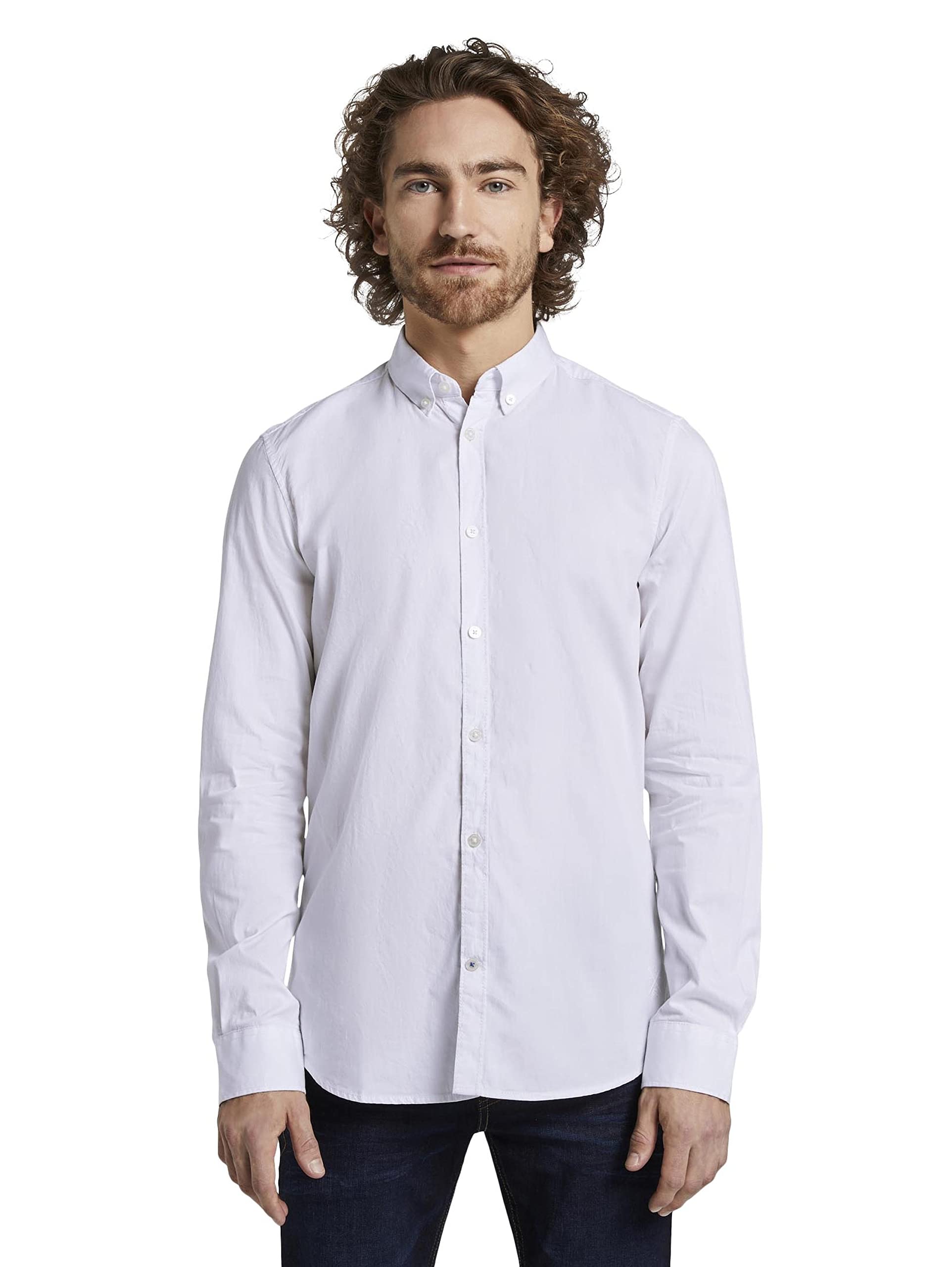 TOM TAILOR Floyd Basic, Camisa Hombre