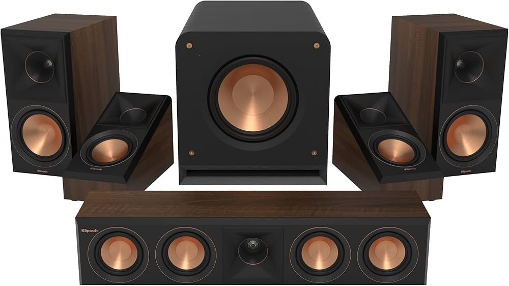 Amazon.com: Klipsch 5.1 Walnut System - Model RP-600M II, RP-404C