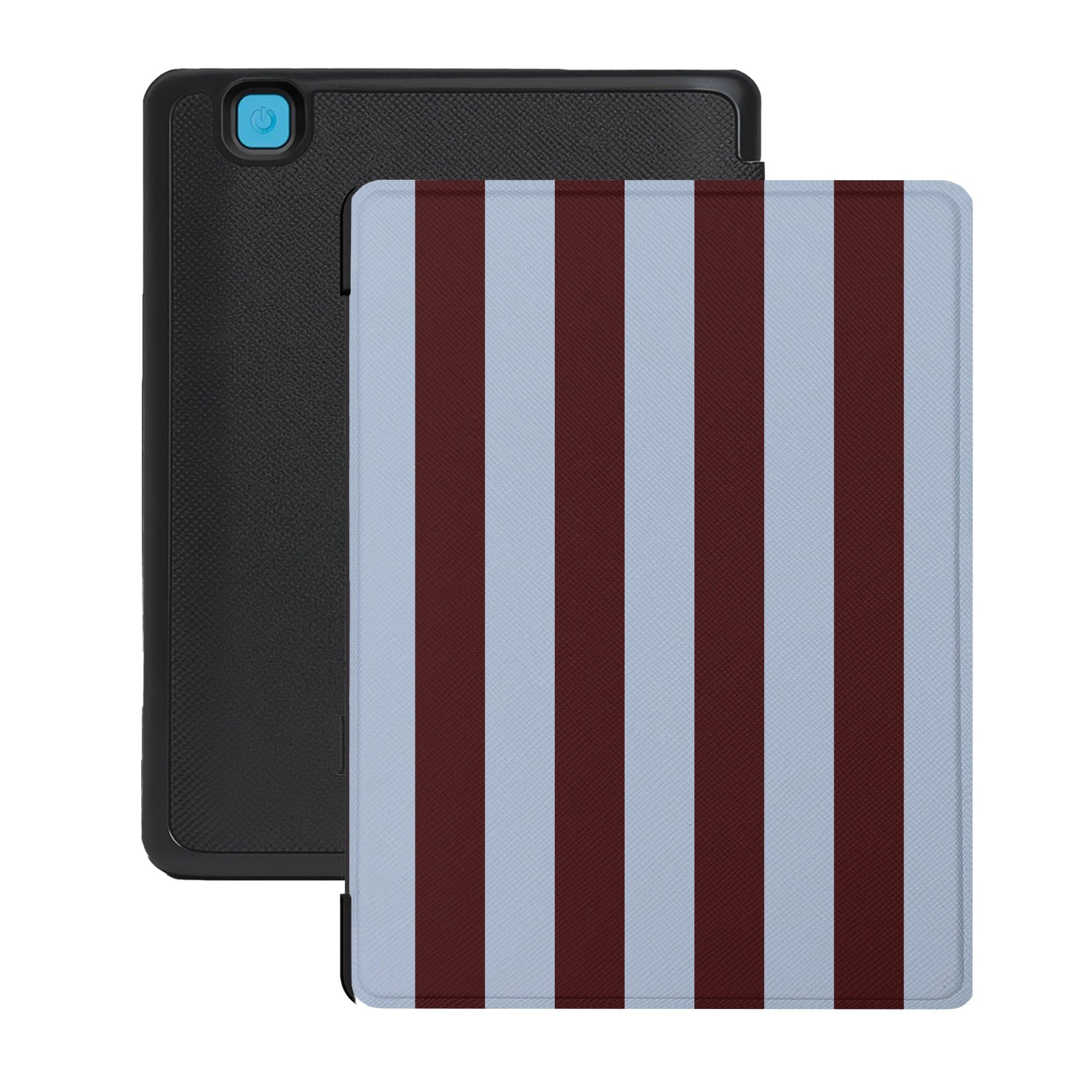 Lunso Compatible avec Kobo Aura Edition 2 Étui (6 pouces) - Housse Vegan Saffiano Cuir Sleep Cover - Bourgogne