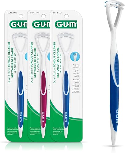 GUM GUM Dual-Action Tongue Cleaner