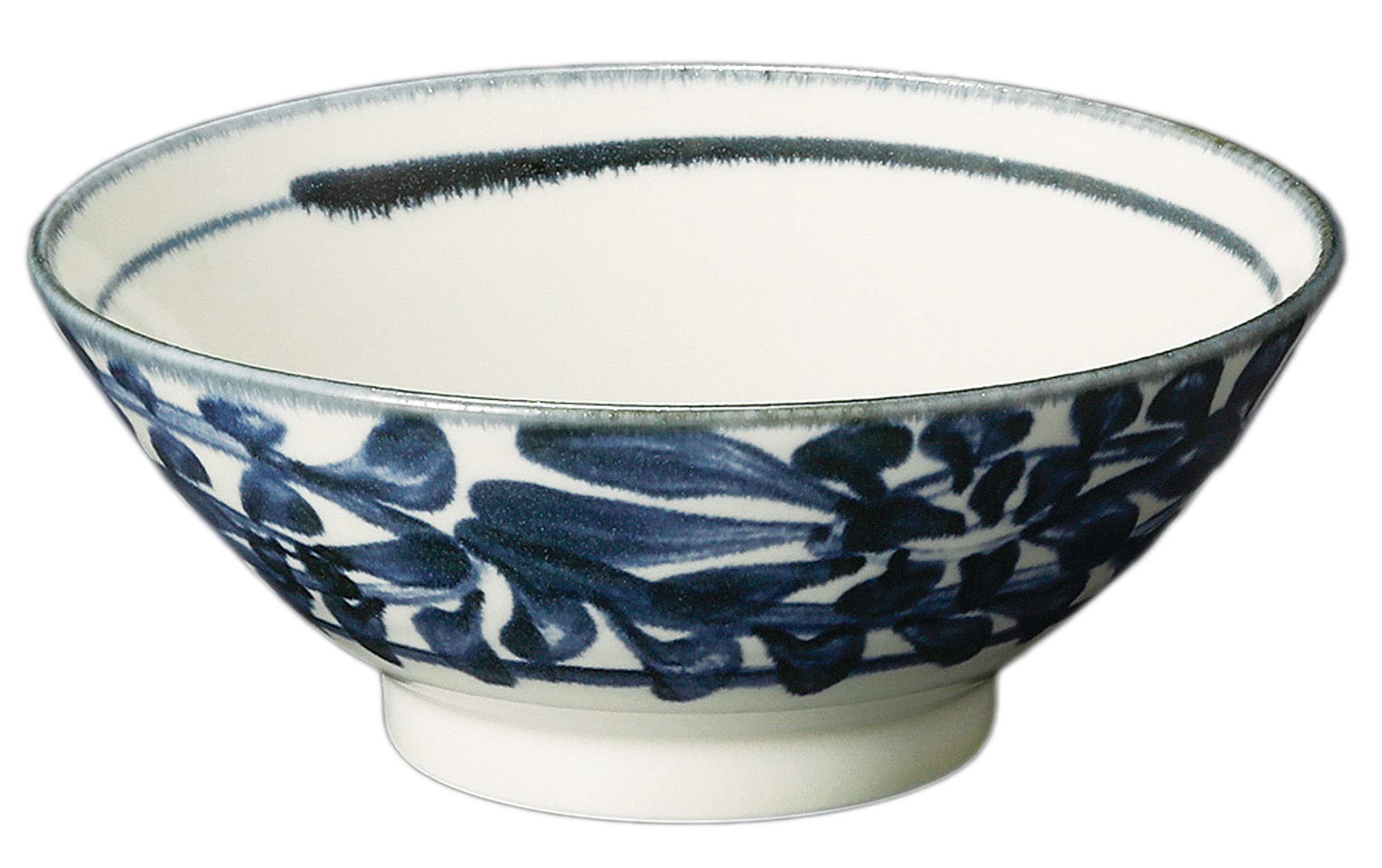 Amazon｜美濃焼 丼 業務用 日本製 17.7×7.6㎝・880㏄ 藍唐草5.8そば丼