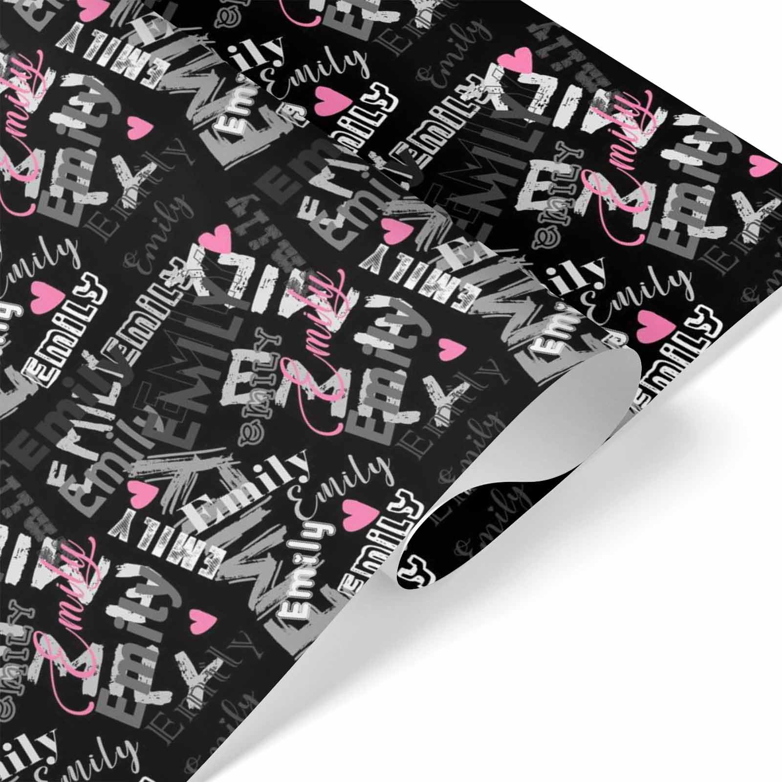Personalised Love Heart Wrapping Paper