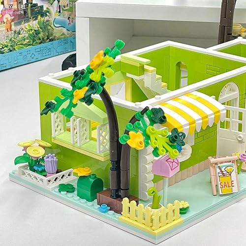 Miniatura 6 de MOC - Juego de bloques de construcción de casa modular, kit de construcción de Street View Street View, juego de modelos de ladrillos de