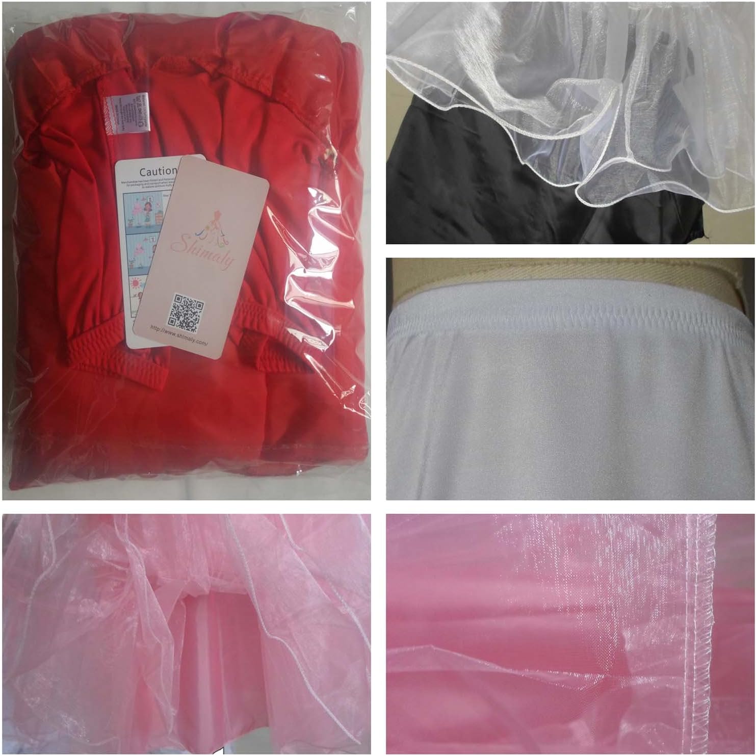 Women's 50s Vintage Petticoat 26" Crinoline Rockabilly Tutu Skirt Slip S-3XL - Image 4