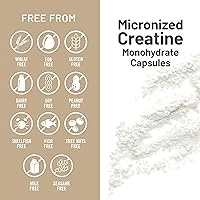 Vista 8 de NatureWise Micronized Creatine Monohydrate Pills, 2500mg Per Serving - Creatine for Women & Men - Pure, Unflavored, Supports Lean Muscle Mass