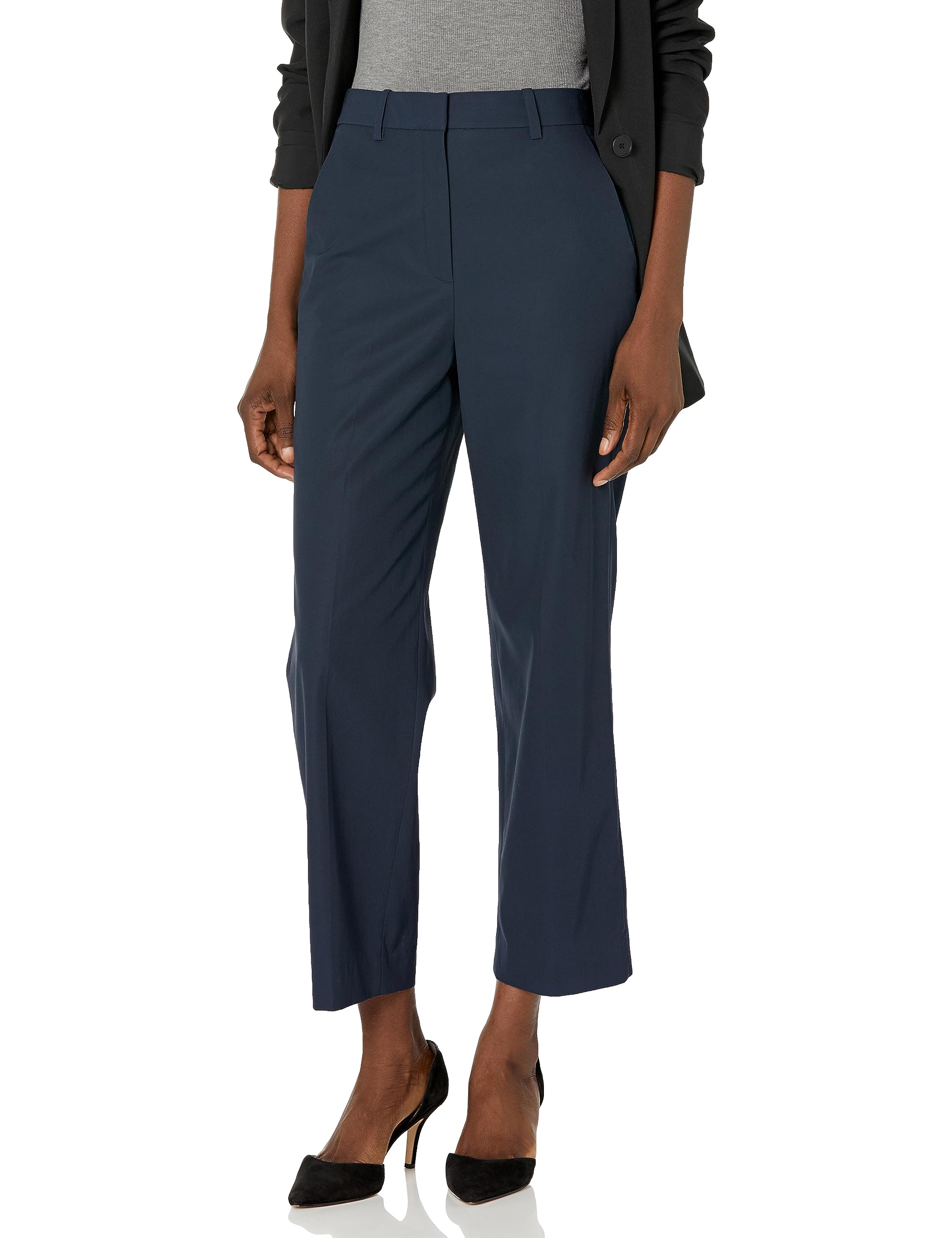 Theory Womens High-Waisted Straight Pant