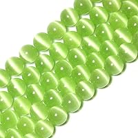 Vista 37 de Cuentas de Ojo de Gato Negro, Redondas de 6 mm, Piedras Preciosas Semipreciosas Sueltas para Fabricación de Joyas (63-66 piezas/cadena)