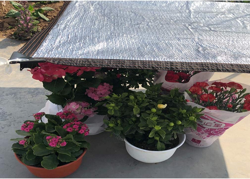 Shade Cloth ， Shade Net，Shade cloth，shade canopy，Resistant Aluminum Foil Shade Cloth Cover,Thick Encryption Anti-Aging Heat Insulation Shade Netting,for Garden Patio Courtyards Balcony Window Sun Room