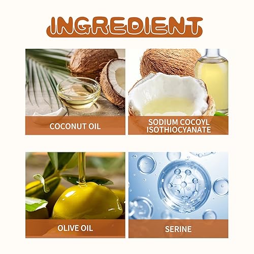 Miniatura 2 de Paquete de 2 barras de champú de romero para el crecimiento del cabello, limpieza profunda para pérdida de cabello del cuero cabelludo, champú