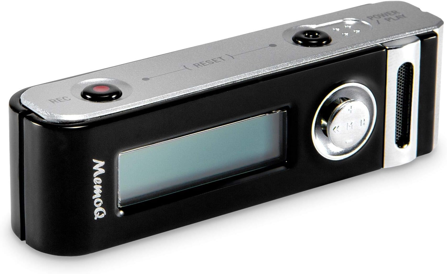 MemoQ MR-740 Mini Digital Voice Recorder With Built-in Speakers & Voice Activated Recording Stores 72 hours of audio