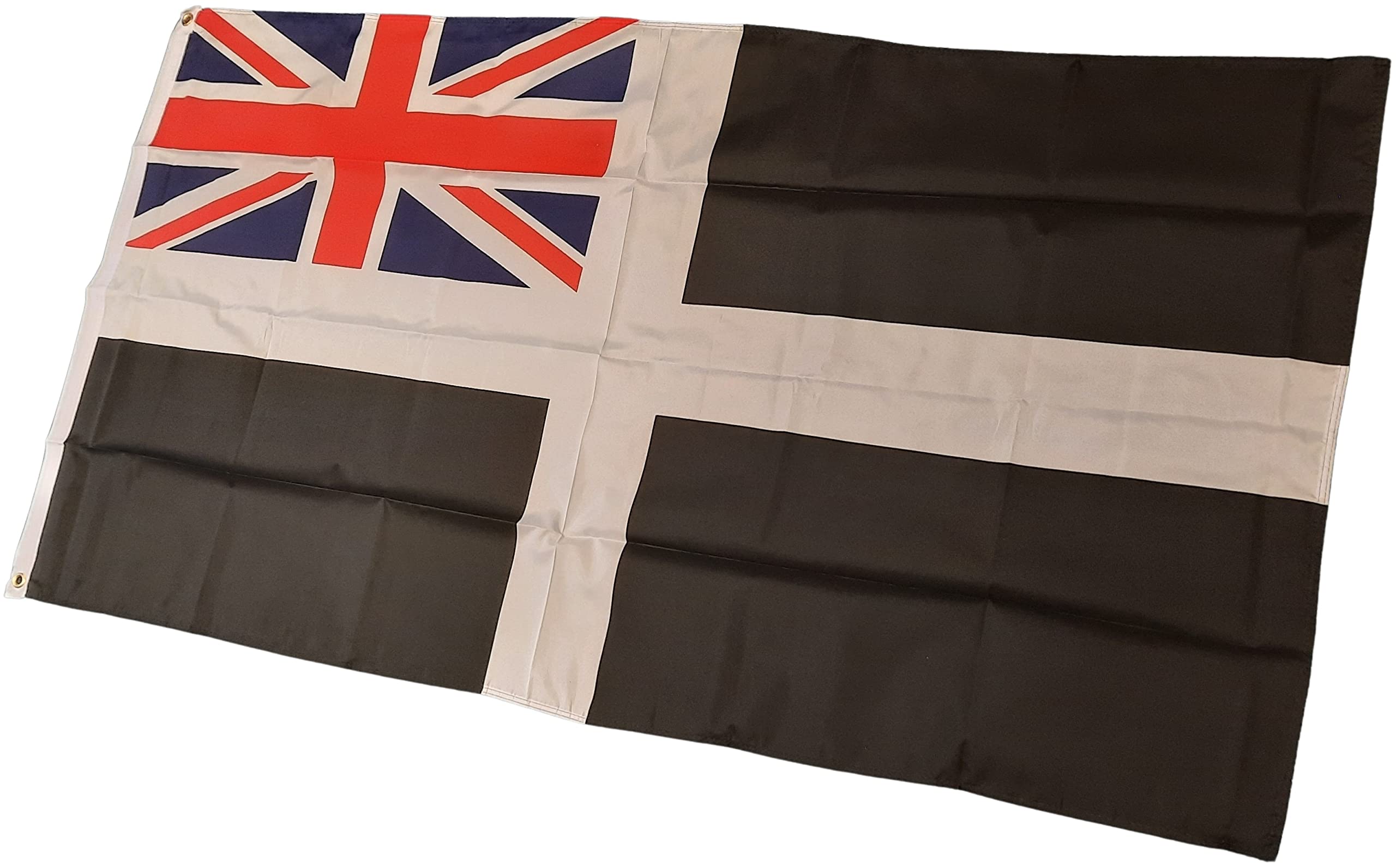 NWFlags Cornwall Ensign Flag 5ft x 3ft 75d Premium Polyester Suitable For Flagpoles, Multicolor
