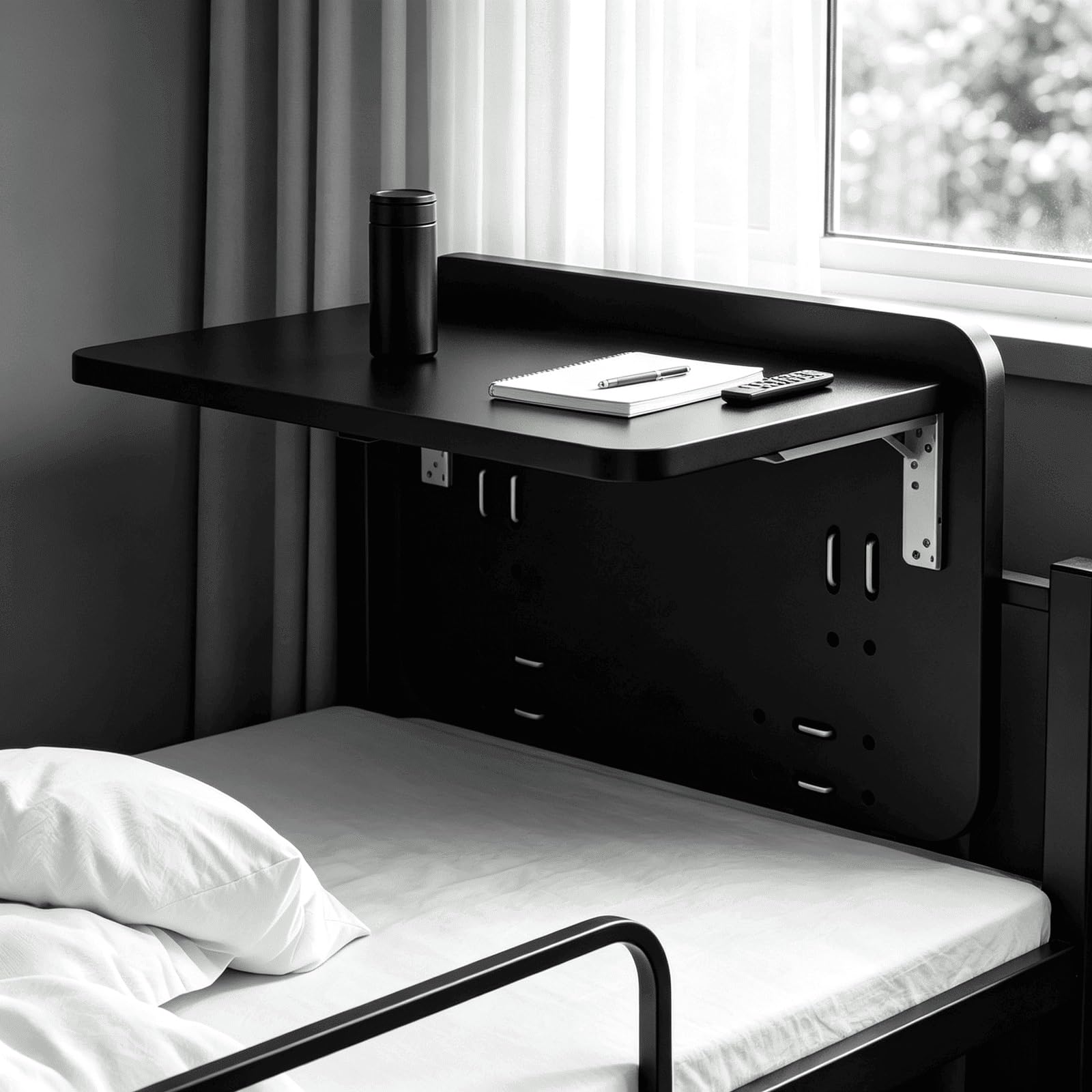 Kumamart Black Foldable Bed Tray K-Bracket K-Bracket Support