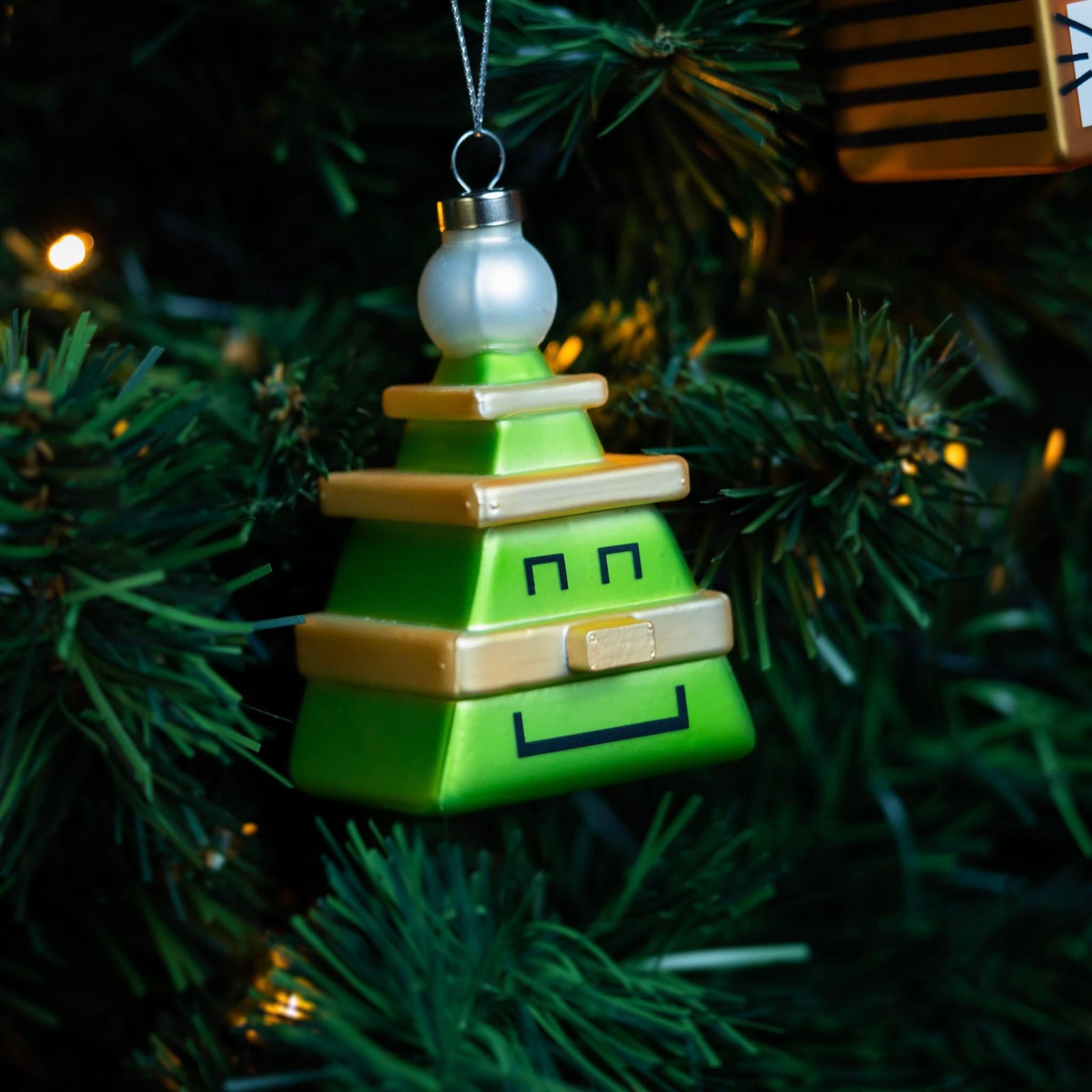 Alessi Cubik Tree Decorazione Natale, szkło, wielokolorowe, jeden rozmiar