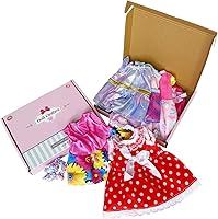 Vista 3 de Ropa de muñeca de bebé – 6 juegos de ropa de niña, vestido de bebé, accesorios para muñecas de 10, 11 y 12 pulgadas.