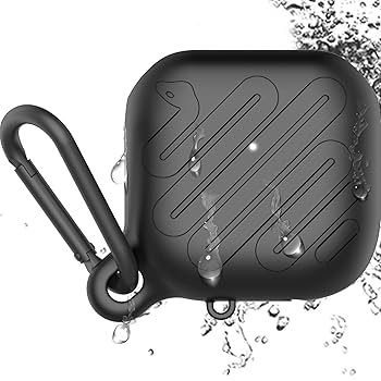 Amazon.com: Waterproof Case for AirPods 4 Case 2024 (Black