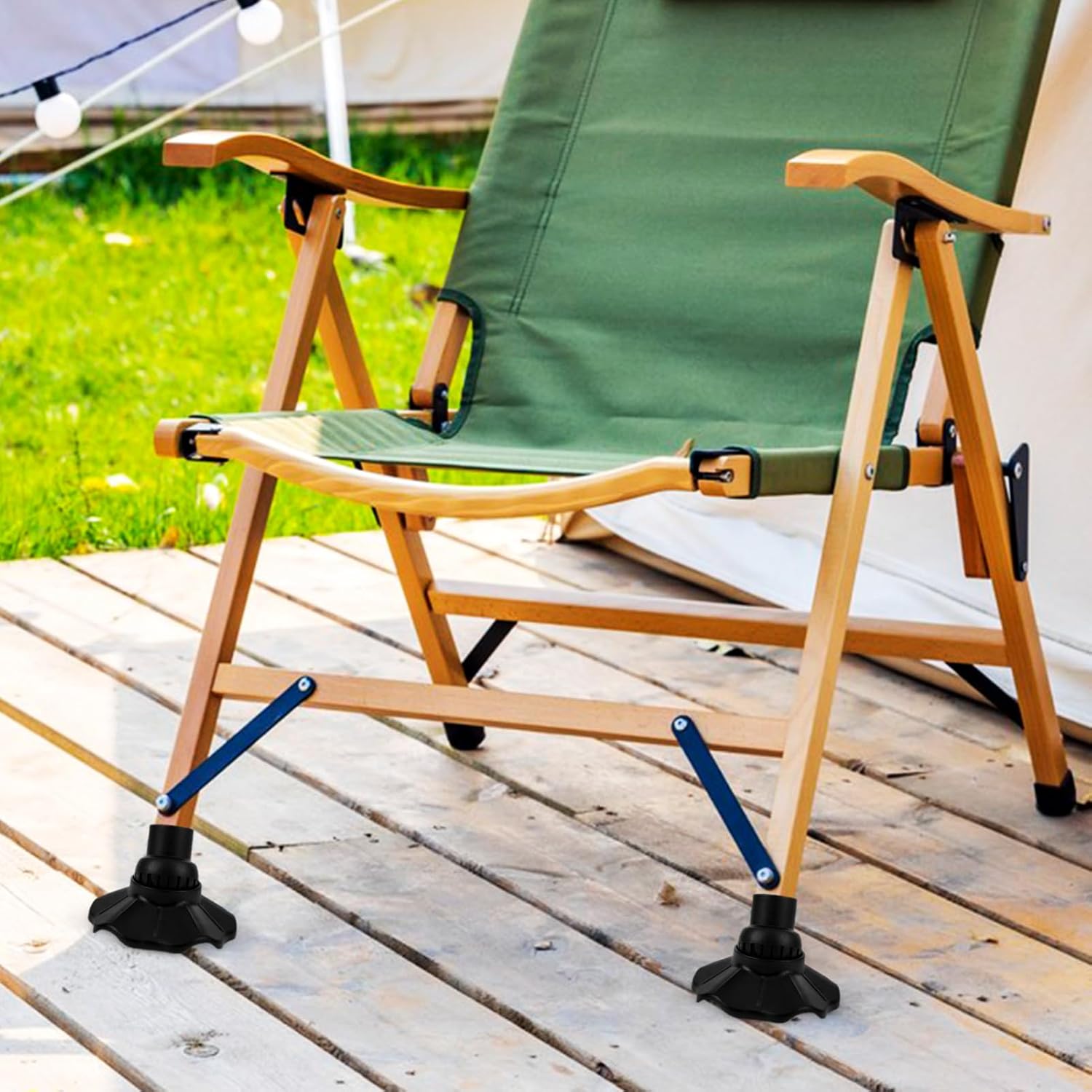20pcs Outdoor Chair Foot Cushions - Leg Protectors for Camping Picnics and Barbecues and Scratch-Resistant for Patio Chairs and Folding Furniture