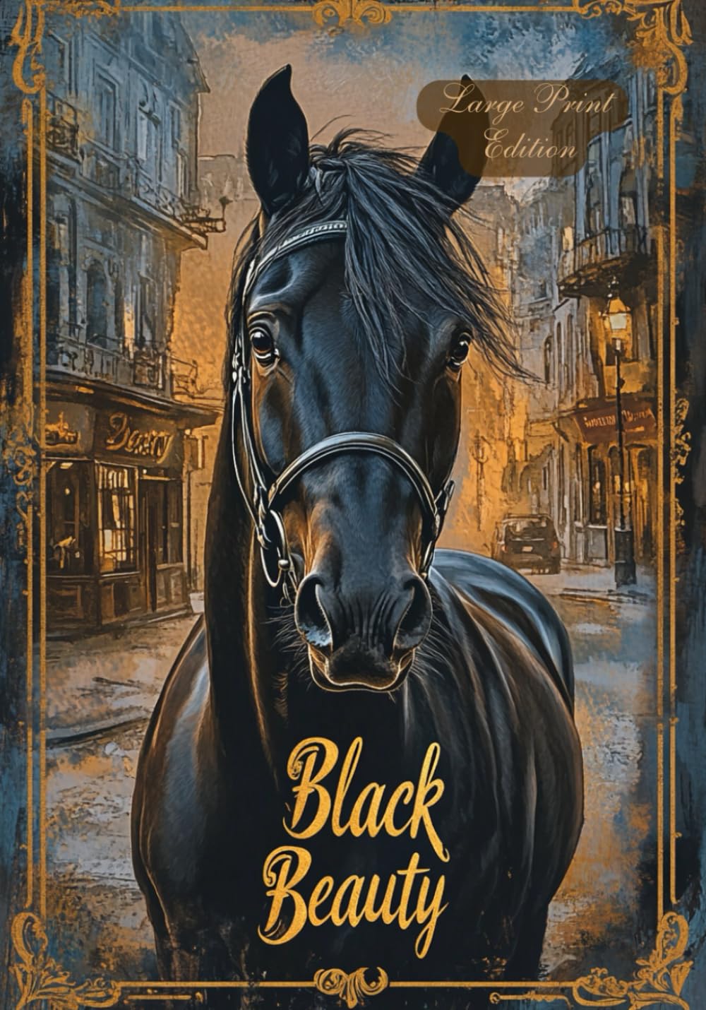 Black Beauty (Large Print Edition): A moral parable about man, animal, and the choice between cruelty and kindness