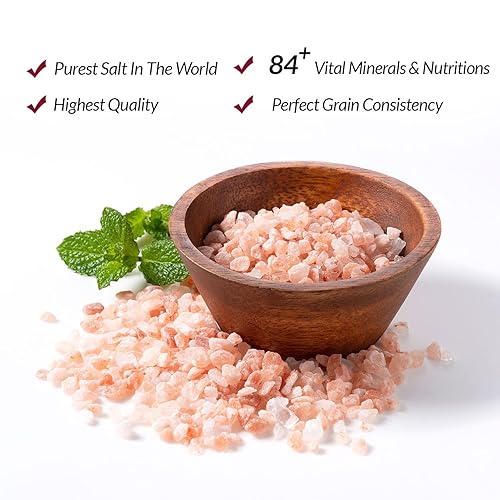 Miniatura 5 de Himalayan Chef Molinillos de repuesto de sal rosa del Himalaya, grano grueso, 12 libras (12 bolsas de 1 libra)