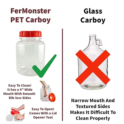 Miniatura 5 de Kit de fabricación de Mead - Haz vino de sidra dura Mead Kombucha en casa - Kit de elaboración de cerveza artesanal - Incluye equipo e ingredientes