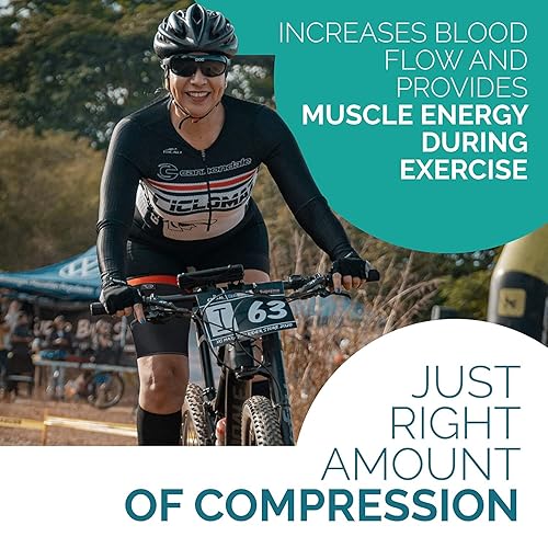 Miniatura 8 de Manga de compresión de muslo para hombres y mujeres Muslo para aliviar el dolor de ciática lesiones en las piernas isquiotibiales y soporte de