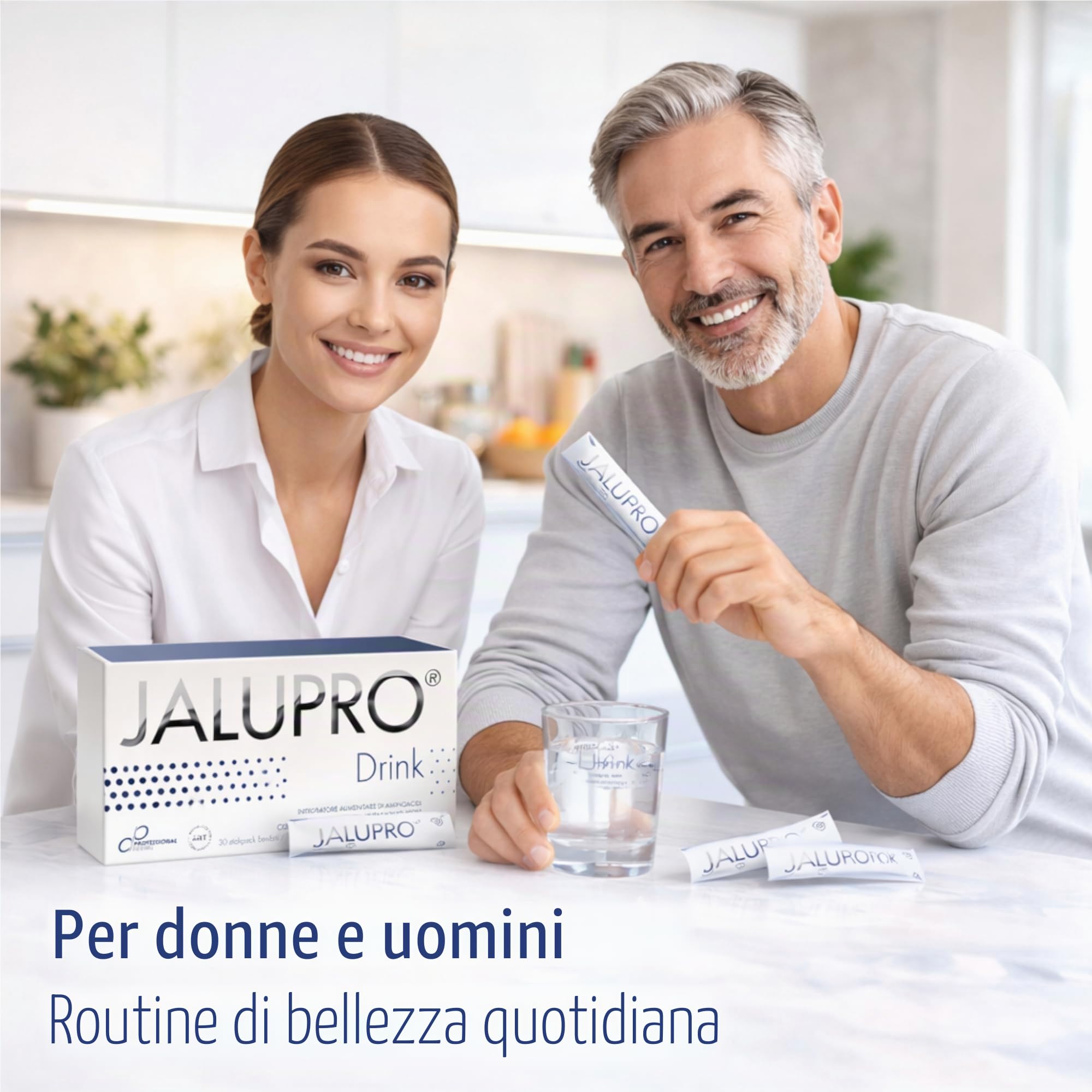 Drink - Integratore alimentare per bevande al collagene anti invecchiamento – aminoacidi glicina L-prolina L-lisina – Bellezza, elasticità della pelle e forza radiante – Cura della pelle