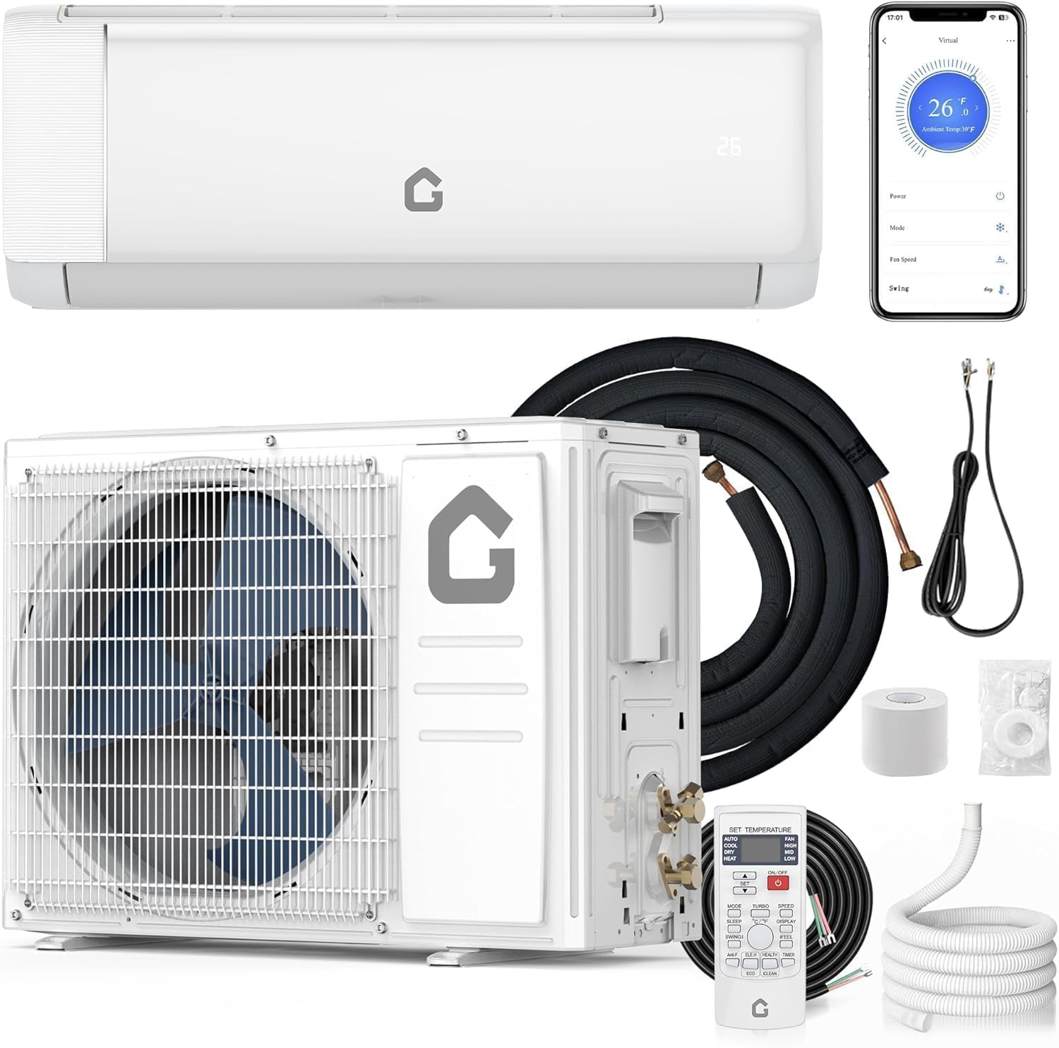 Photo 1 of *2 BOXES* GarveeLife 12,000 BTU Mini Split AC/Heating System