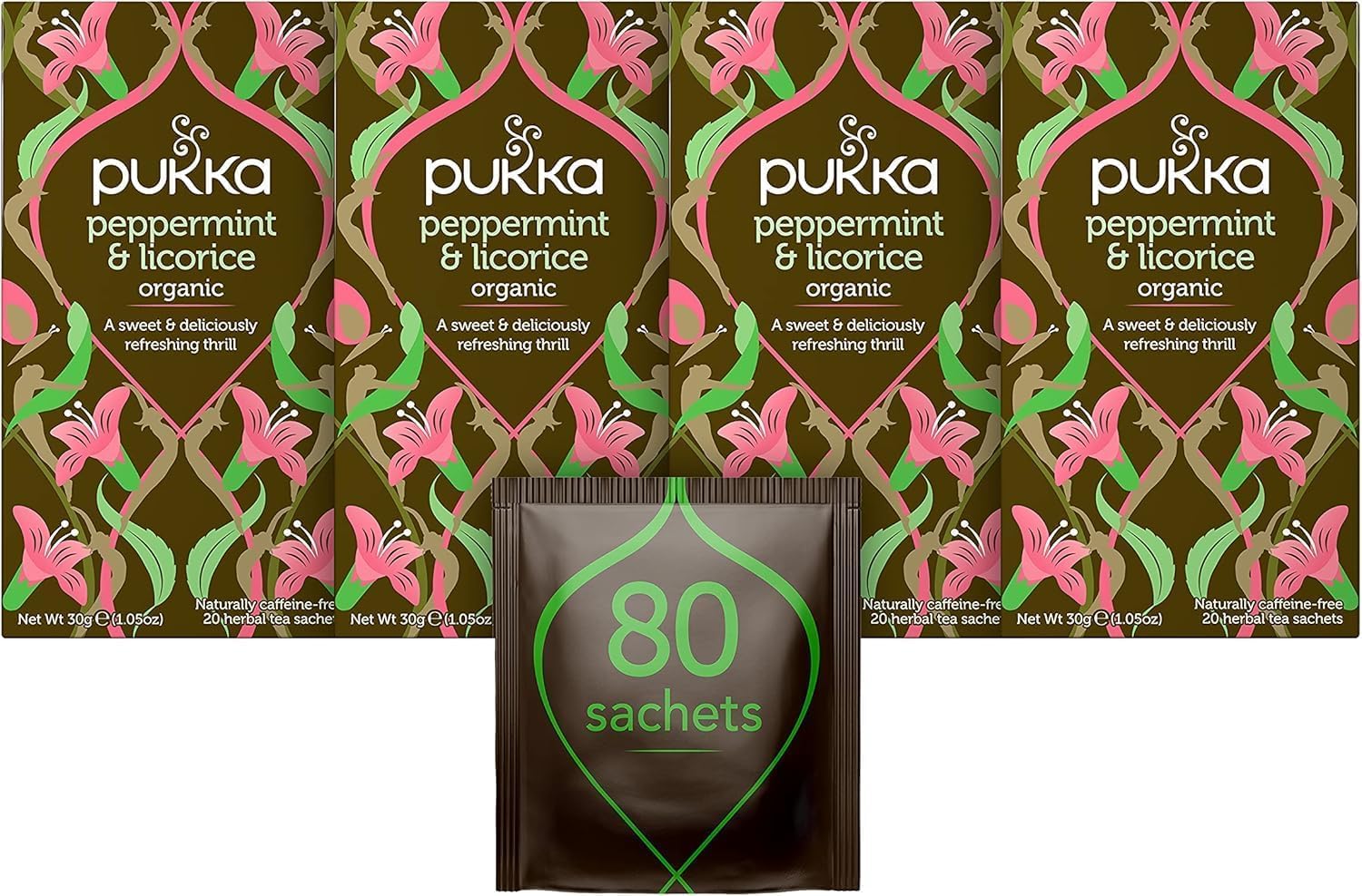 Pukka - Peppermint & Licorice Tea - 30g (Case of 4)