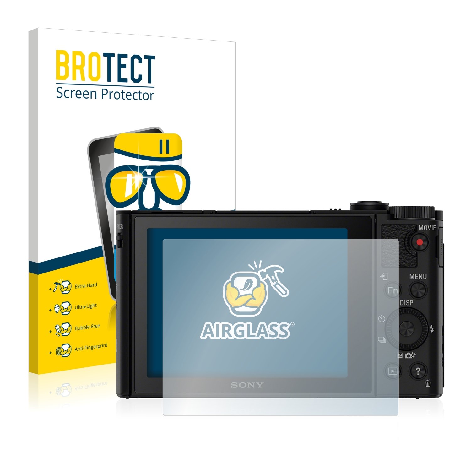 Protection écran Verre 9H Pour Sony Cyber-Shot DSC-WX300 / WX350 - Anti-rayures, Anti-traces - Installation Facile - 7