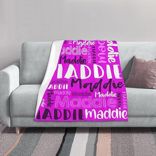 Miniatura 2 de Dr.TOUGH Mantas personalizadas con nombre, mantas de bebé personalizadas con nombre, mantas con monograma para Navidad, cumpleaños, Día de la Madre,