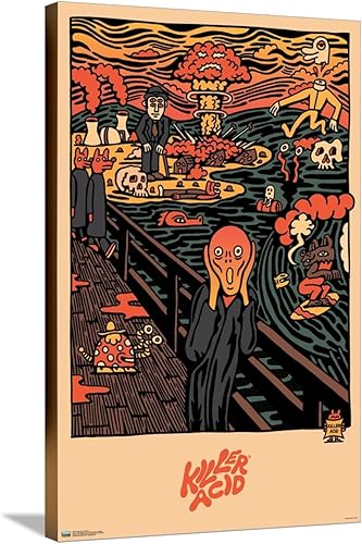 Trends International Killer Acid - Scream Canvas Wall Poster Trends International Killer Acid - Scream Canvas Wall Poster