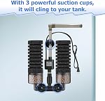 Aquarium Electric Sponge Filter with Submersible Pump, L | For 20-55 Gal