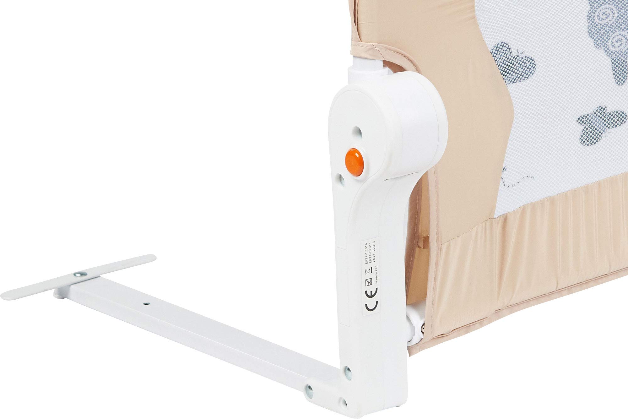 ib style® My Little Farm | Barandilla de la Cama | Protector de Cuna | 180cm Sandy