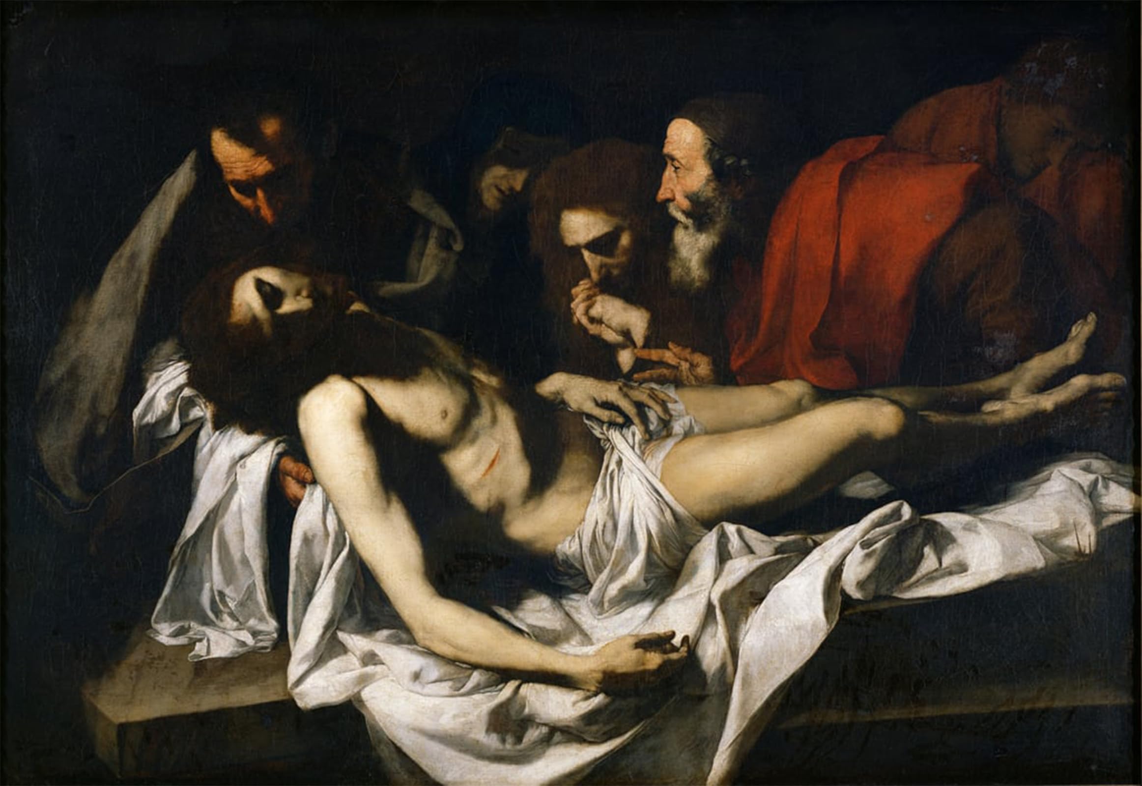 POSTERIIk Famous Print Pop Art Wall Art Graffiti the Deposition by Jusepe De Ribera Art Prints for Home Decor 60x90cm