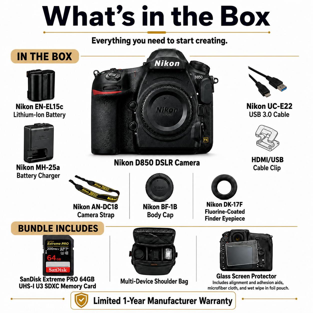 Amazon | Nikon D850 デジタル一眼レフカメラ 64GBメモリーカード付き