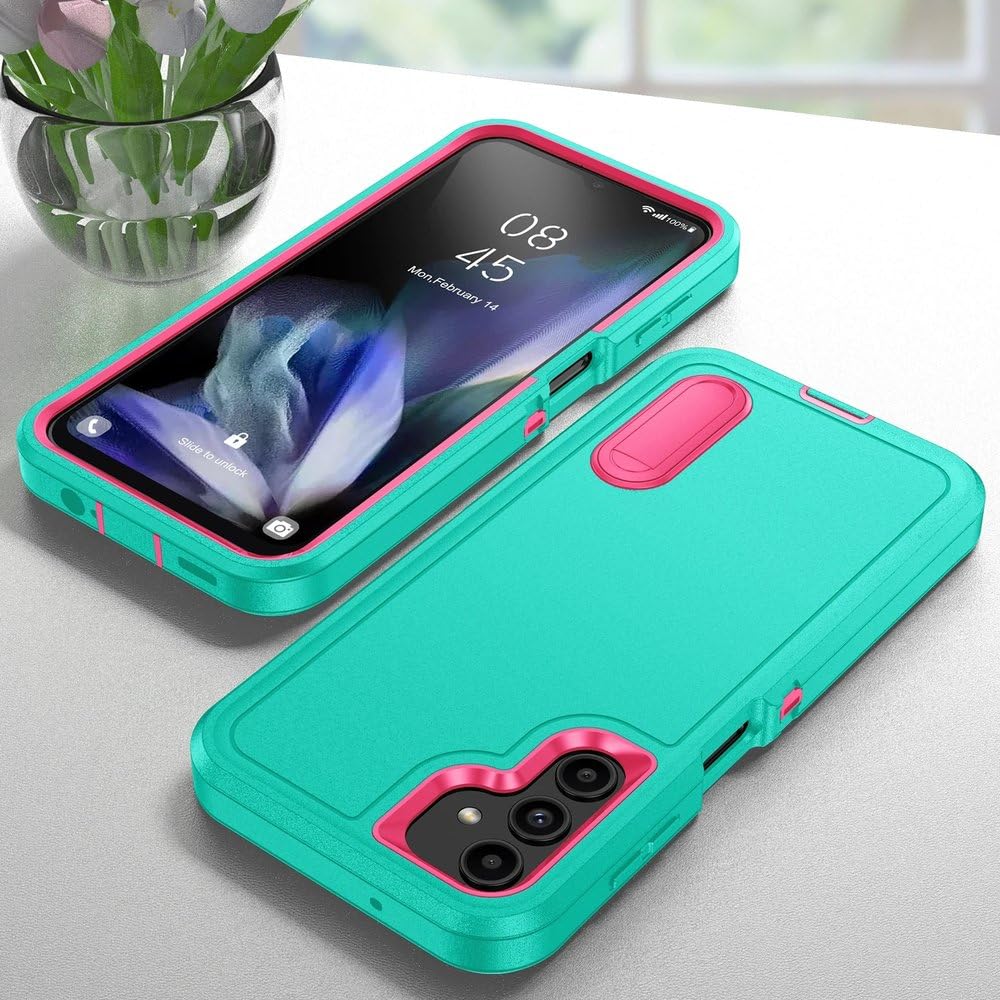 Etui z mocną, antywstrząsową powłoką do Samsunga Galaxy A17 A54 5G A56 A36 A16 A15 A14 A53 A13 S23 S25 FE S24 S25 Ultra Edge S22 Plus, w kolorze błękitnym, do Galaxy S25 FE