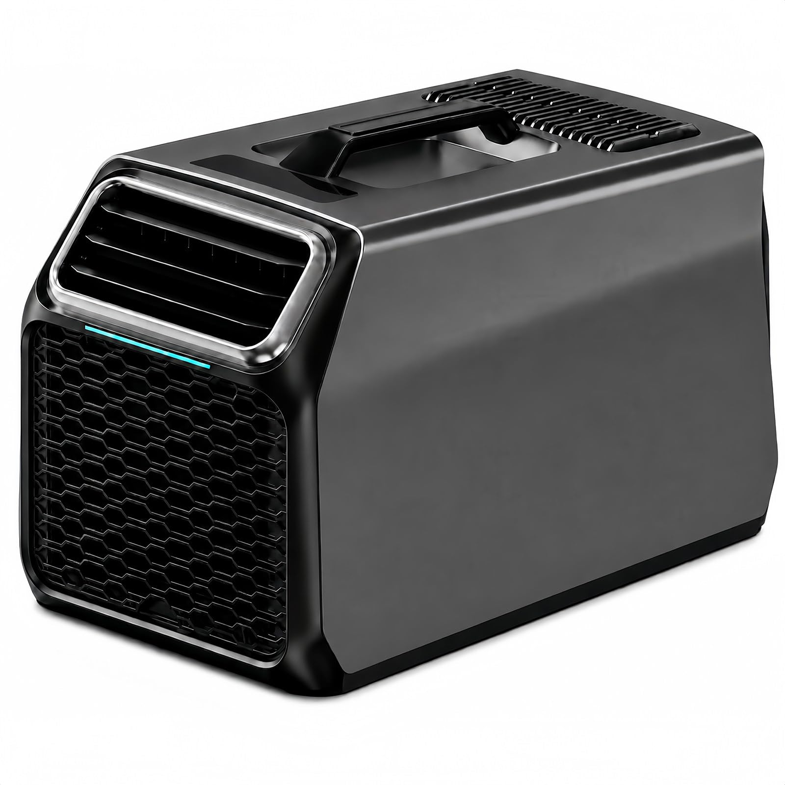 Portable Air Conditioner for Camping, 5000 BTU 1400W Fast Cooling Tent AC Unit with Sleep & Dehumidifier Modes, Quiet 3-in-1 Camper Air Conditioner for RV, Dorm, Truck, Picnic, Hotel