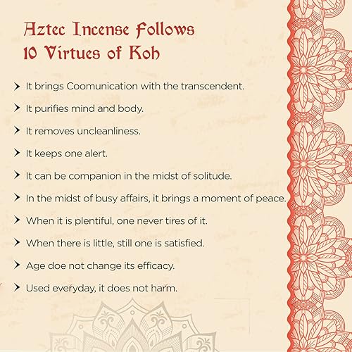Miniatura 5 de Aztec Soul Sticks  6 varillas de incienso de resina artesanal enrolladas a mano para yoga, meditación, relajación, aromaterapia, limpieza y