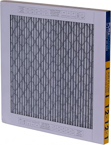 Miniatura 4 de PureFlow - Filtro de aire para el hogar MERV 13, filtro de horno de 12 x 12 x 1, filtración de alta eficiencia de 4 capas para polvo, humo, humos y