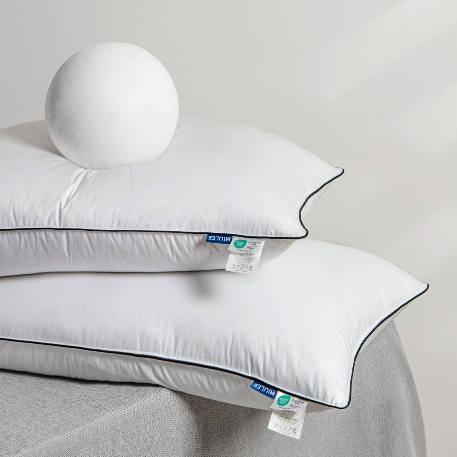 MIULEE Goose Feather Pillows
