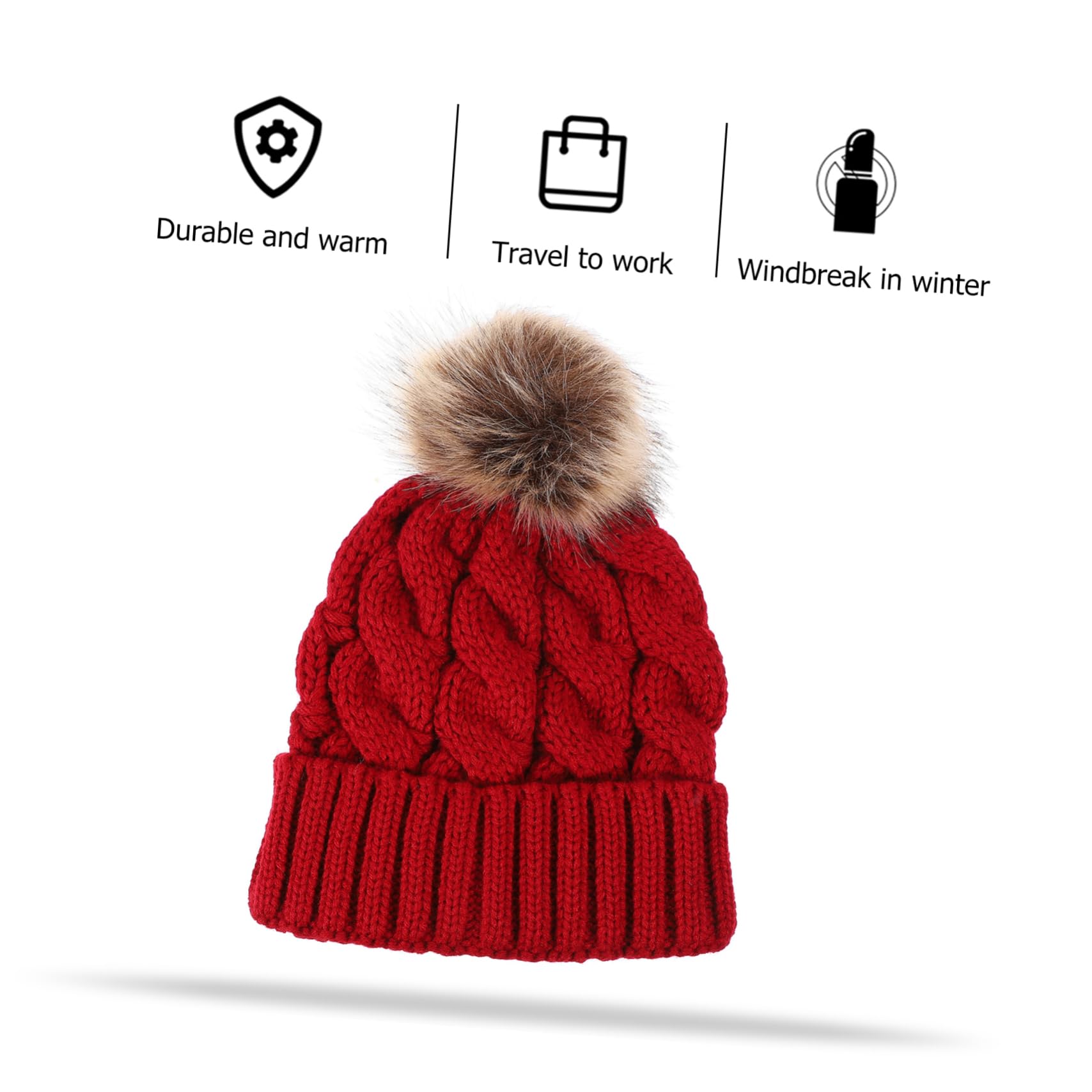 2 Pièces Bonnet De Laine Femmes Chapeaux Et Casquettes Chapeau Pour Femmes Chapeaux Pour Femmes Hiver Tricot Chapeau Tricot Chapeaux Pour Femmes Hiver Tricoté Chapeau Chaud Femme