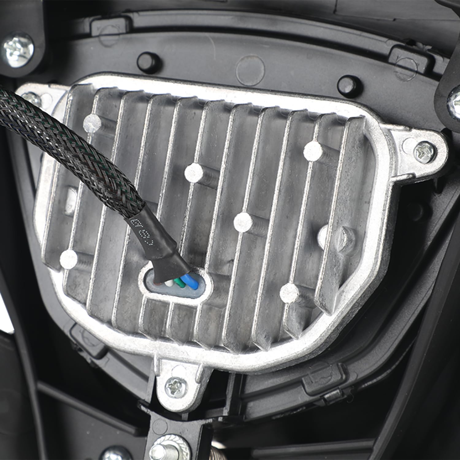 JFG RACING Faro Anteriore LED Per Moto EC250 EC300 EC350 (2019-2023) – Nero, Super Luminoso E Resistente